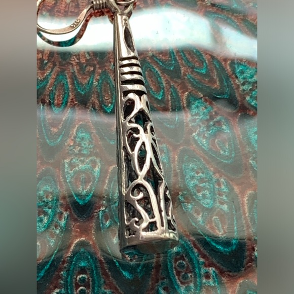 Silpada RARE VERY HTF Sterling Filigree Cone French Wire Earrings - Picture 8 of 10